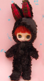 Petite Blythe Bunny Black