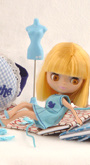 Petite Blythe Sewing My Way / Blue