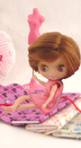 Petite Blythe Sewing My Way / Pink