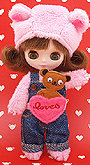 Petite Blythe Shy Bear